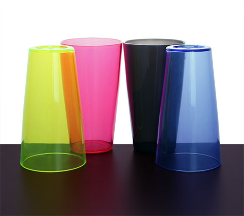 Neon - 28 oz. Plastic Cocktail Shakers