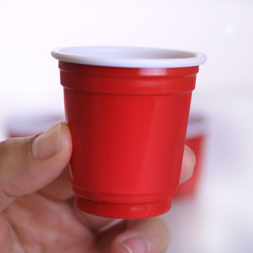 True Lil Reds Mini Solo Cups 2OZ - Cap N' Cork