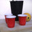 Disposable 2 oz. Mini Red Plastic Cups 