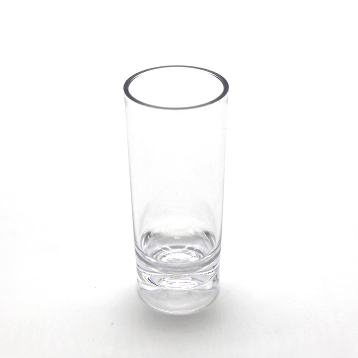 2OZ CLEAR PLASTIC SHOT GLASS