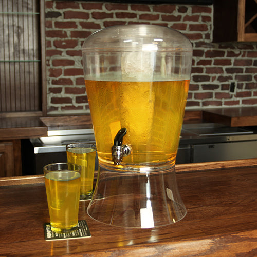 3L Beer Tower Dispenser Cold Juice Drink Tower Beer Tap for Restaurant Bar  Party 