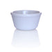 White - 3 oz. Fluted Melamine Ramekin - 12/pack