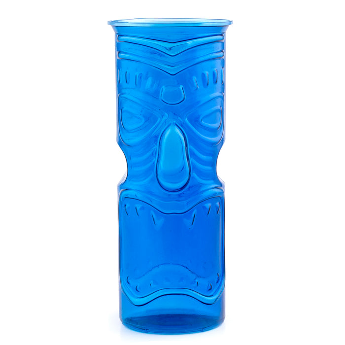 Blue Plastic Tiki Cup - 32 ounce