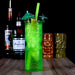 Green Plastic Tiki Cup - 32 ounce