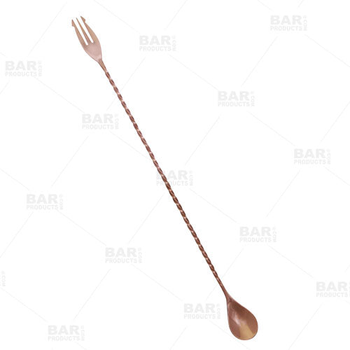 BarConic® Copper Trident Bar Spoons - 50 cm