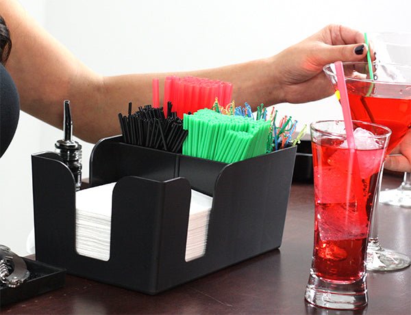 Organizador De Bar E Guardanapos - Bar Caddy Plástico
