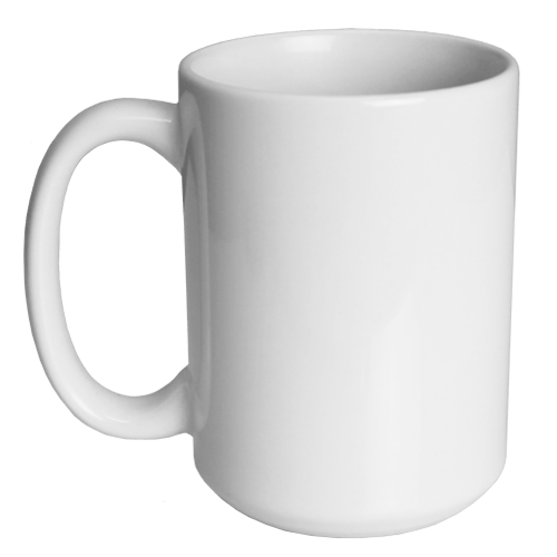 Custom Coffee Mug - Blank - 15 ounce