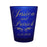 CUSTOMIZABLE - 1.5oz Blue Frosted Shot Glass - Simplistic