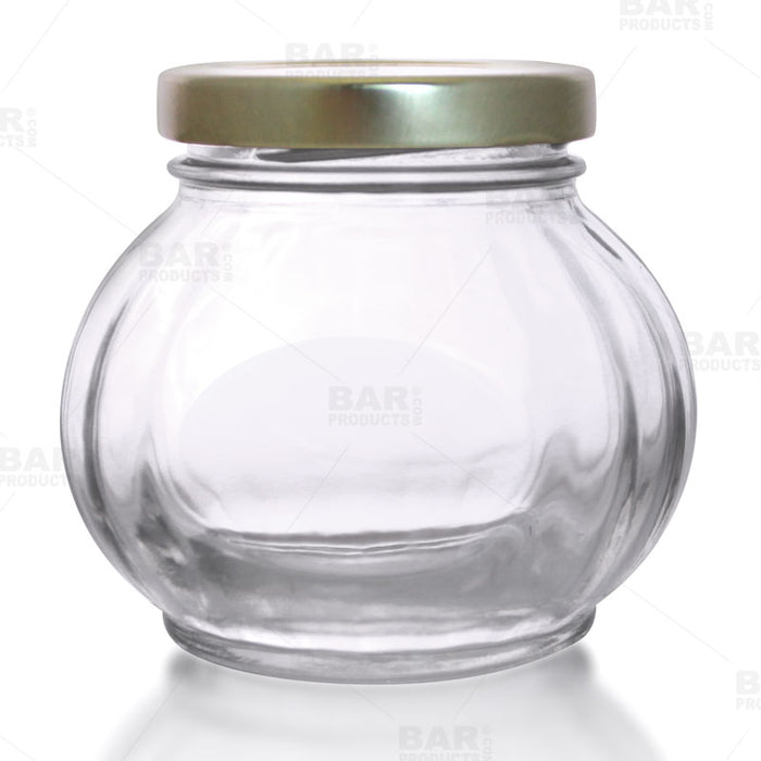8 oz Glass Spice Jar with Dispenser Cap