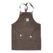 BarConic® Dark Grey Canvas Apron With Adjustable Straps