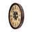 Large Vineyard Roman Numeral Wood Barrel Top Clock