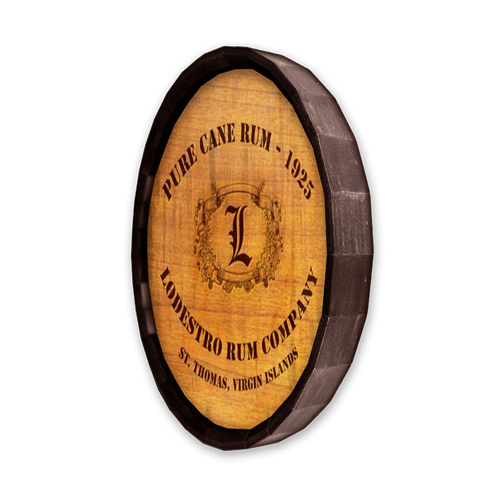Cane Rum Barrel Top Tavern Sign