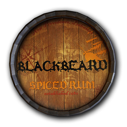 Blackbeard Barrel Top Tavern Sign