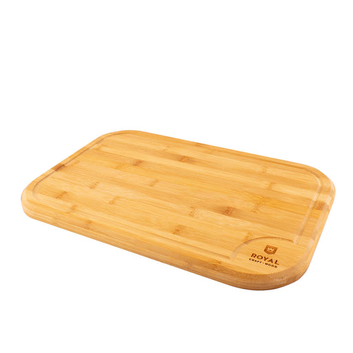 Bamboo Cutting Board - Rounded - 18" x 12"