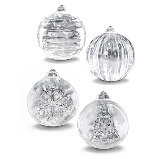 Christmas Ornament Ice Ball Molds - Design & Set Options