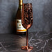 Copper Etched Champagne Glass -Set of 2