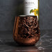 Copper Etched Stemless Wine Glass -Set of 4