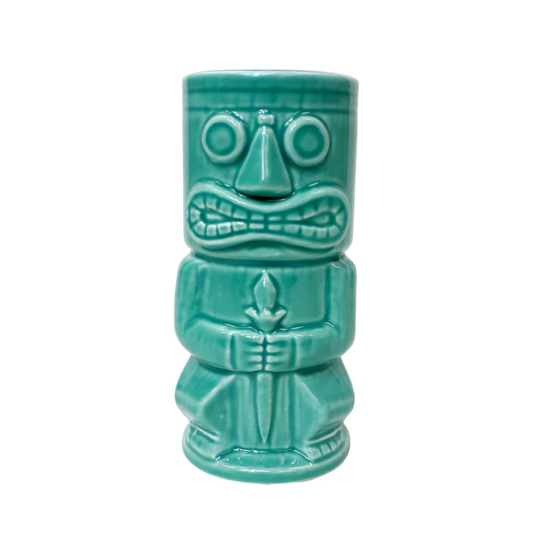 BarConic® Tiki Drinkware Teal Stone God 15 oz. — Bar Products