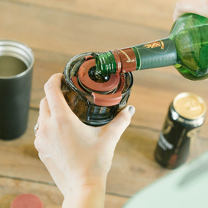  Flaskap Madic Drinking System, Insulated Tumbler with Shot  Dispenser, Cup Holder Friendly, Splash Resistant