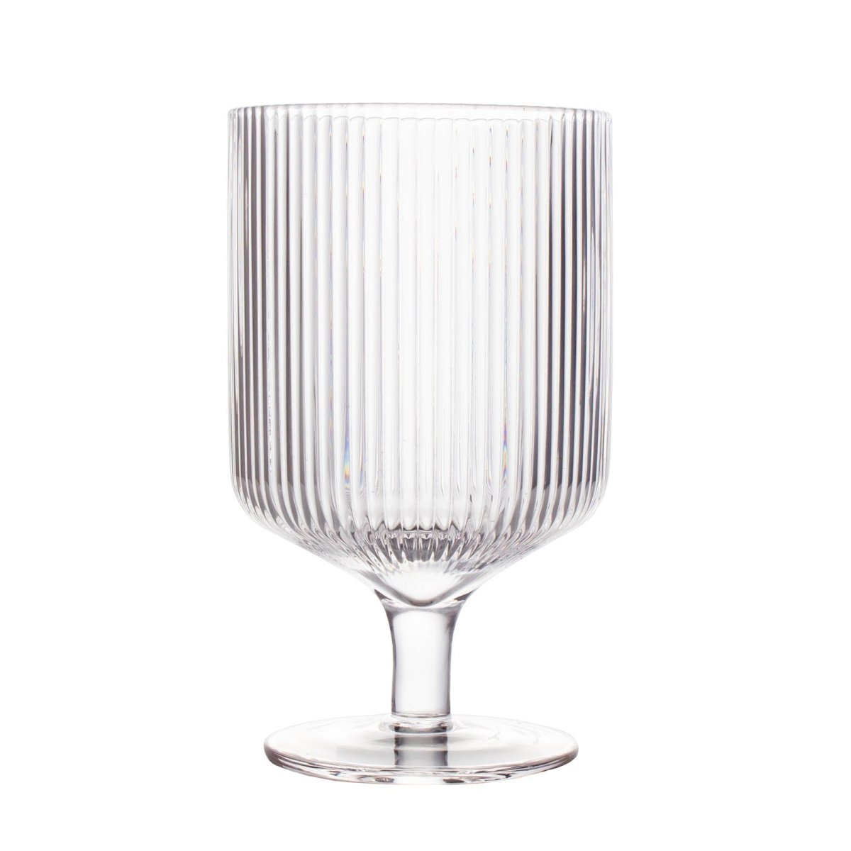 BarConic® Classic Ribbed Rocks Glass w/Stem - 10 ounce - Bar Products ...