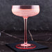 Mid Century Champagne Coupe - Blush - 8 ounce