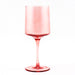 Mid Century Wine Glass - Blush - 13.5 ounce