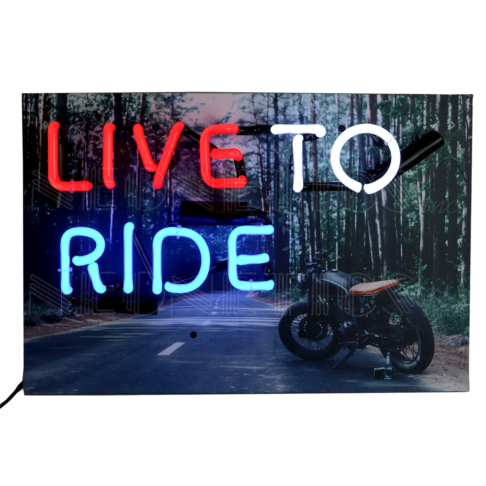 Junior Live to Ride Neon Sign