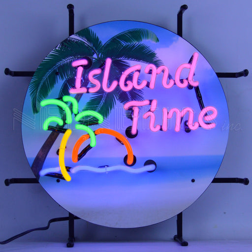 Island Time Neon Sign