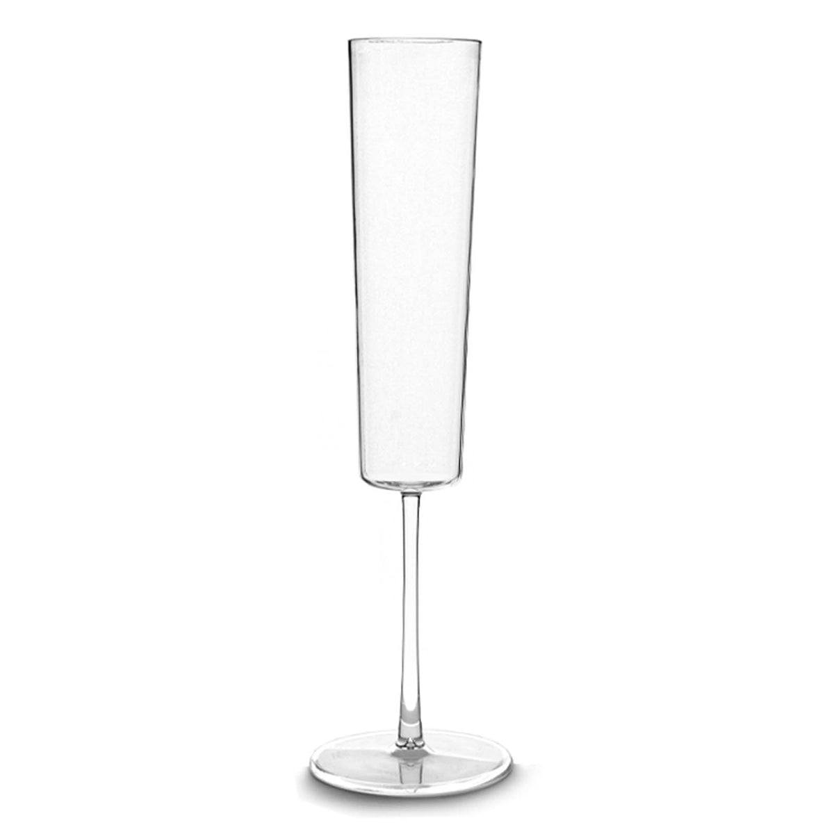 6 Pack Clear Plastic Stemless Champagne Flutes Disposable Glasses