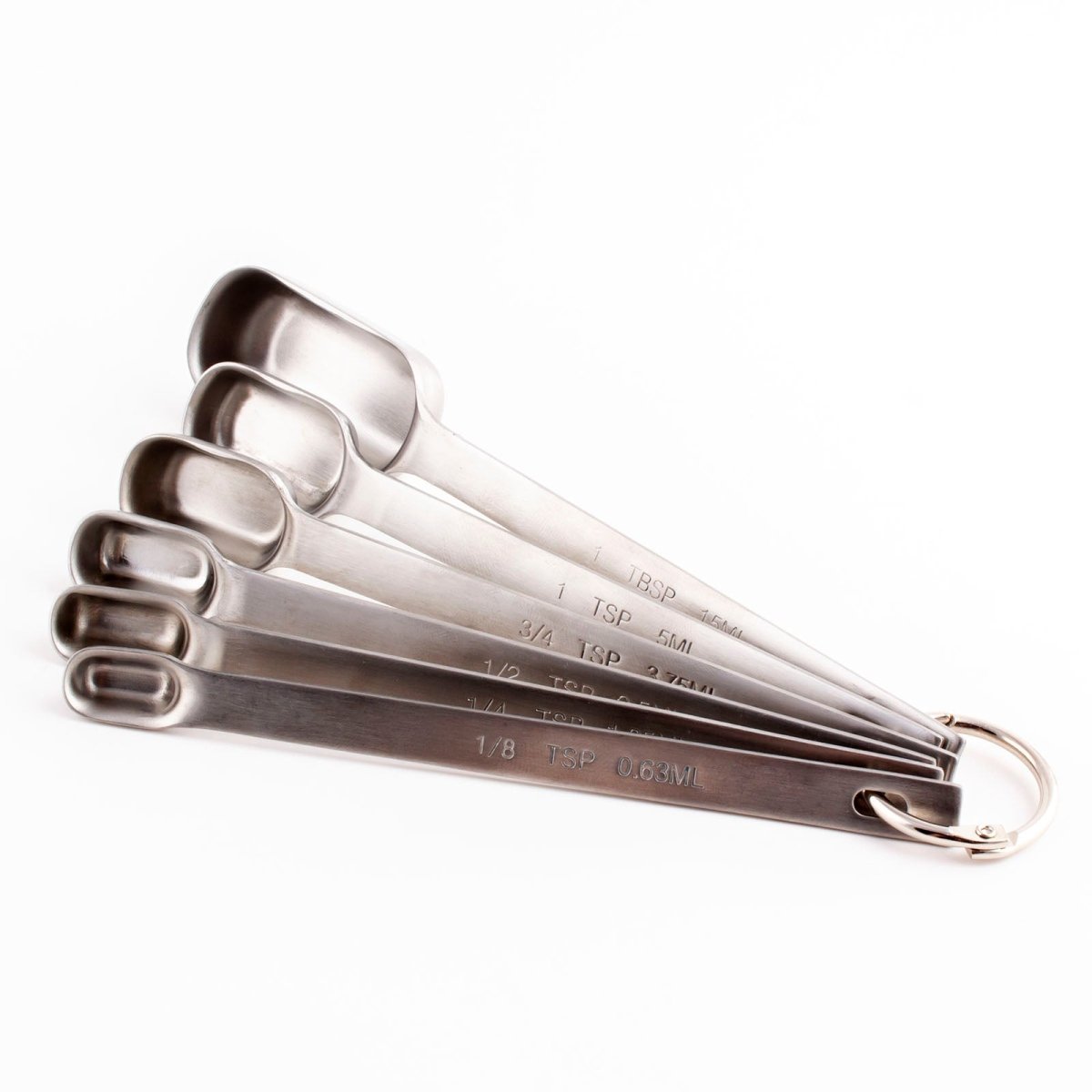 BarConic® Stainless Steel Rectangular Measuring Spoon Set - Bar ...