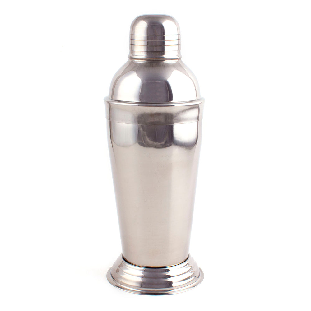 Cocktail Shaker - 3 Piece 16 ounce - Stainless Steel w/ Base