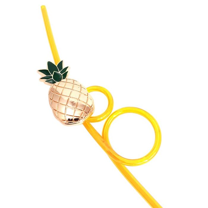 Pineapple Twist Straws