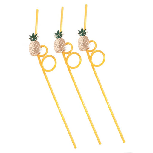 Pineapple Twist Straws