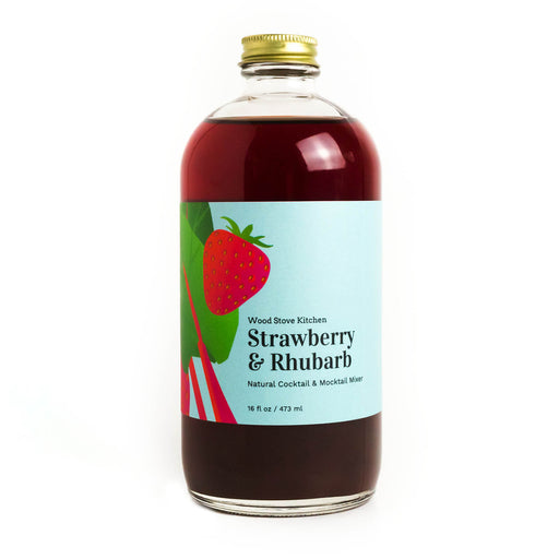 Strawberry & Rhubarb Mixer - 16 ounce