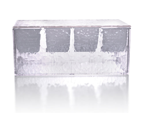 BarConic® 4-Pint Acrylic Condiment Holder with Ice Compartment