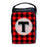 Bartender Tote Bag - ADD YOUR NAME Plaid Patterns - RED