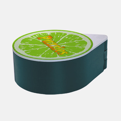 ADD YOUR NAME - Custom Glass Rimmer Lid - Lime with Green Base