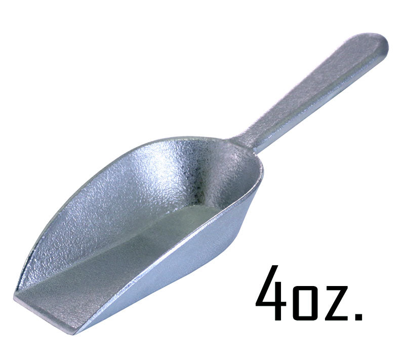 Vintage Aluminum Metal Small Ice Cream Scoop Ribbed Handle 6 3/4” Tiawan 1
