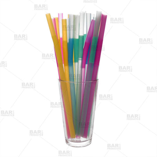 Assorted Flexible Straws - Pack of 25