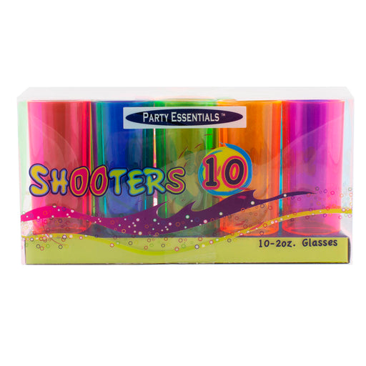 Assorted Neon Shooters - 10ct. - 2 ounce