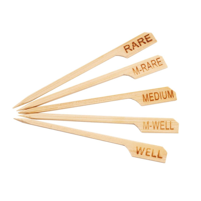 BarConic Bamboo Steak Markers 100 Pack Marker Options Bar biodegradable-bamboo-steak-markers-well-pack-of-100-centre-glass