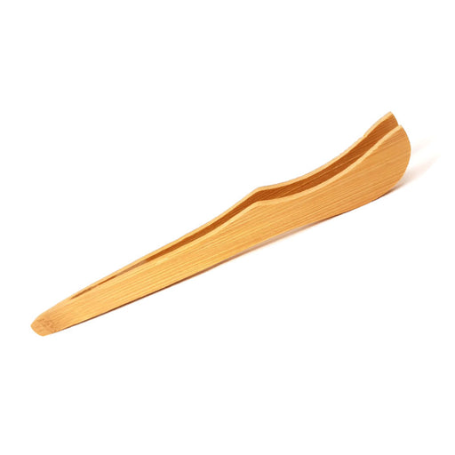 BarConic® Bamboo Curved Tongs - 7 inch