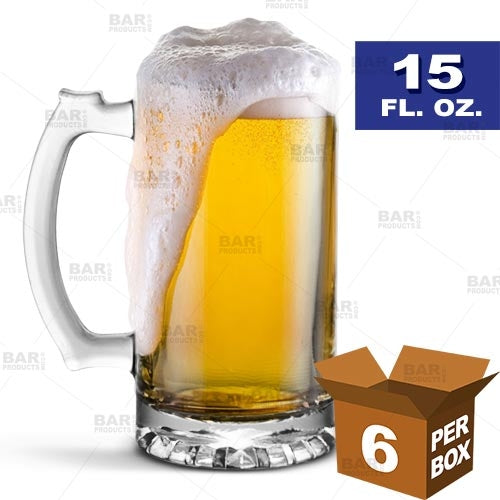 BarConic® Beer Mug - 15 oz [Box of 6]