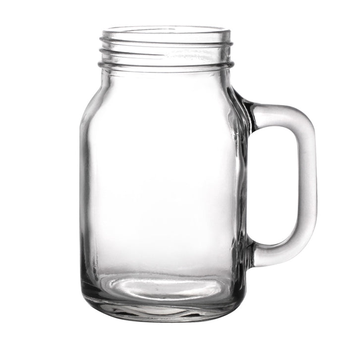 BarConic® Glassware - Mason Jar Mug Glass - 20 ounce - CASE OF 12