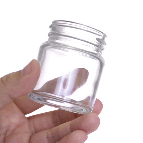 BarConic 2 oz Mini Mason Jar Shot Glass Mini Mason Lids - 12 Pack