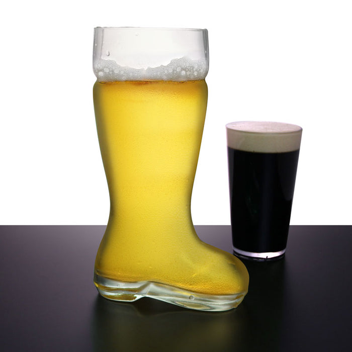 Barconic® 45 Oz Glass Beer Boot Das Boot Beer Glass — Bar Products