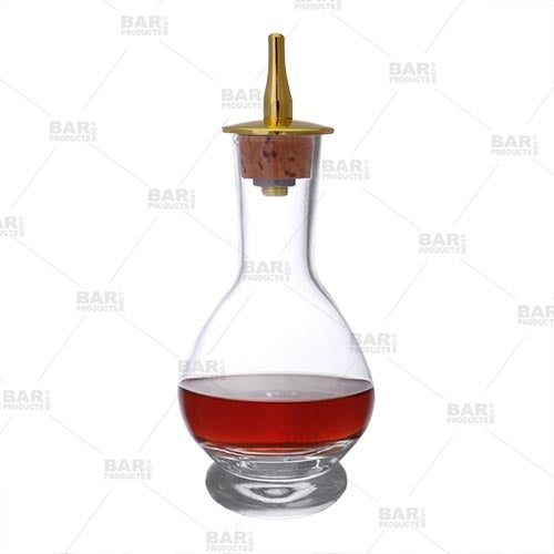 BarConic® 70ml Bitter Bottle with Gold Plated Stainless Steel Dasher