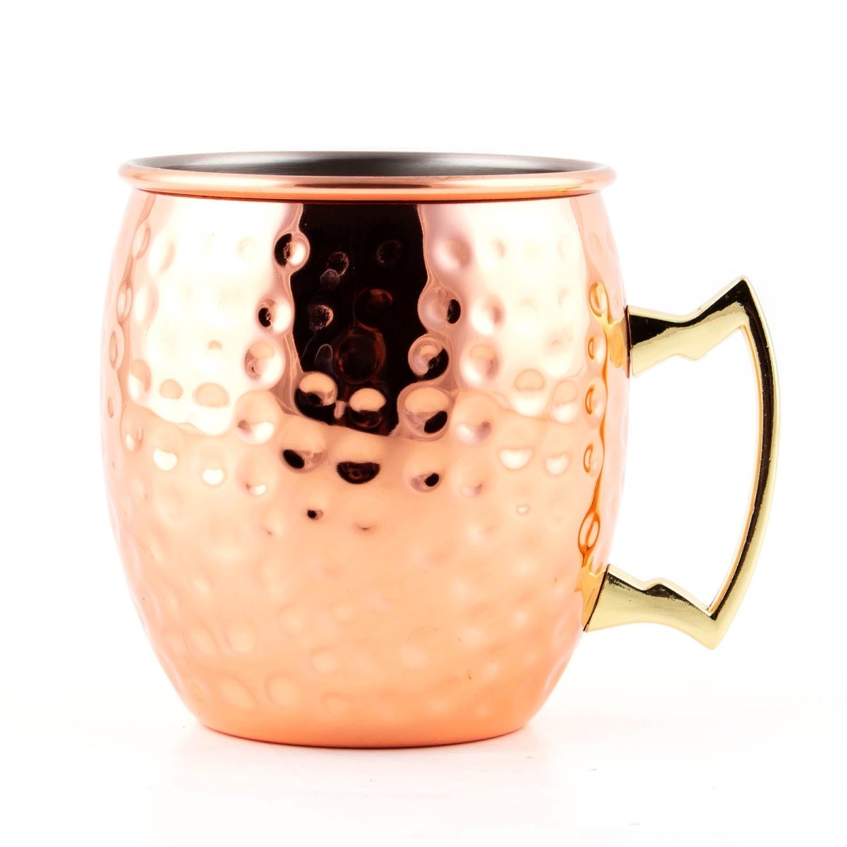 BarConic® Hammered Moscow Mule Mug Copper Plated 18oz — Bar Products