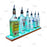 BarConic® LED Liquor Bottle Display Shelf - Low Profile - 1 Step - Wild Cherry - Several Lengths