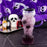 BarConic® Skull Party Yard w/lid & straw - clear - 30 ounce